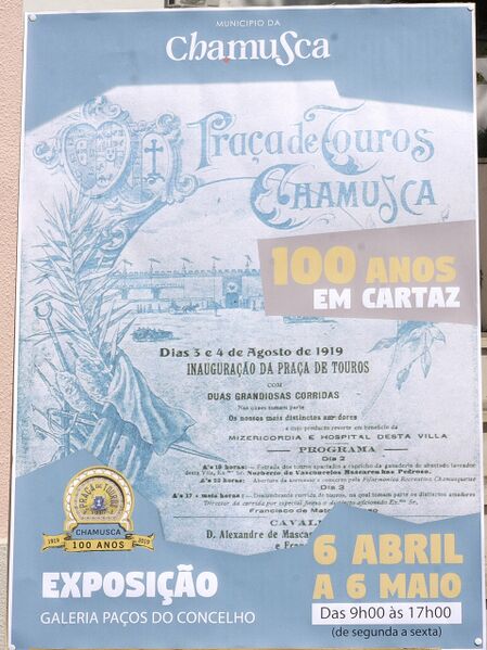Ficheiro:100AnosemCartaz Chamusca 2019.jpg